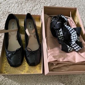 Authentic NWT MiuMiu Calzature Donna Mid Heels Size 37